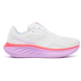 Женские кроссовки Ride 18 - кроссовки для бега Saucony, мультиколор 123-1860 | white / coral