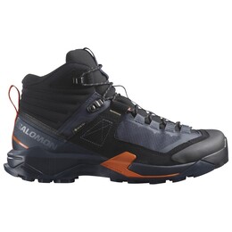 X ultra alpine mid gore-tex - кроссовки для подхода Salomon, мультиколор 042-0435 | blue nights / black / red orange