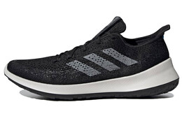 Кроссовки для бега SenseBounce+ мужские с низким верхом, черные/белые Adidas ef0324