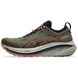 Кроссовки GEL-NIMBUS 26 унисекс с низким верхом зеленые/черные Asics 1011b849-300 | natural shower / red trout