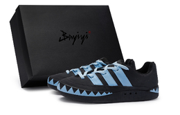 Adimatic Unisex Кроссовки низкие синие Adidas, черно-синие ie7363(team80-男女同款碧海迷踪蓝s-box) | black blue
