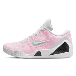 Nike Кроссовки баскетбольные Kobe 9 Elite Low Protro 'Halo' с амортизацией, противоскользящие и износостойкие, низкие, унисекс, розово-белые, цвет Pink White fz7334-100(team478-稀释血液) | pink white