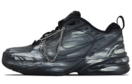 Nike Air Monarch 4 Chunky Кроссовки Унисекс Низкие Черные Серебристые 415445-001(team107-暗影枷锁) | black silver