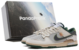 Nike Dunk Противоскользящие и износостойкие легкие низкие кроссовки для скейтбординга Унисекс черный серый зеленый dd1391-101(teamh-男女款疾速追击s-box) | black gray green