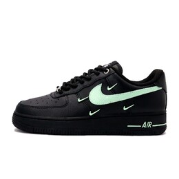 Nike Air Force 1 Прочные Легкие И Дышащие Низкие Кроссовки Для Скейтбординга Женские Зеленый Черный, Черный Зеленый hq1180-001（team390-琥珀青莲） | black green