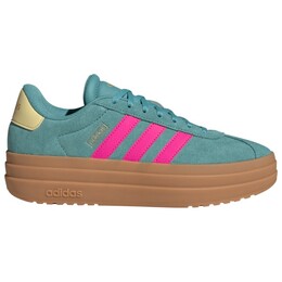 Женские кроссовки vl court bold Adidas, мультиколор 124-0785 | powder teal / shock pink / powder yellow