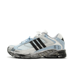 Беговые кроссовки Unisex Low Top черно-бело-серо-голубые Adidas, серо-голубой gz1562(team186-人偶败爱集) | gray blue