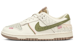 Nike Кроссовки для скейтбординга Dunk Fun Wilderness с противоскользящим покрытием, устойчивые к истиранию, низкие, унисекс, бежево-зеленые hq1175-240(team63-趣山野) | beige green