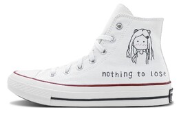 1970-е годы. Женские кеды с высоким берцем, белые. Converse 162056c(team147-情侣-女孩) | white