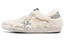 Кроссовки с блестками и вставками из овчины Golden Goose gwf00174.f000741.15260