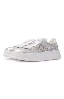 Кожаные кеды Gucci 813197/fad2e