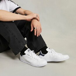 Кроссовки Adidas STAN SMITH, цвет White/White/Dark Blue m20325 | コアホワイト/コアホワイト/ダークブルー