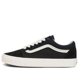 Кроссовки old skool 'oversized lace - black light blue' Vans, черный vn0007ntyp0 | black/light blue