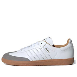 Кроссовки самба ог Adidas, белый id2865 | core white/core black/gum