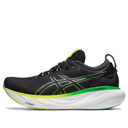 Кроссовки gel nimbus 25 'black lime zest' Asics, черный 1011b547-003 | blackgreen