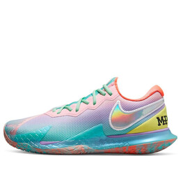 Кроссовки суд зум вапор клетка 4 Nike, розовый dr6253-500 | pink/purple/blue/white/green