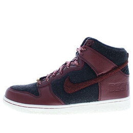 Кроссовки данки высокие supreme Nike, черный 318655-061 | black
