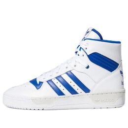 Кроссовки оригинальные Rivelry ретро высокие кеды Adidas, белый ef6408 | white/blue