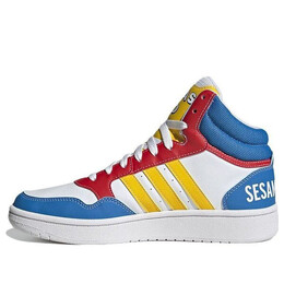 Кроссовки neo x neo hoops 3.0 средние ses кроссовки туфли Adidas, белый gx6108 | white/blue/yellow/red