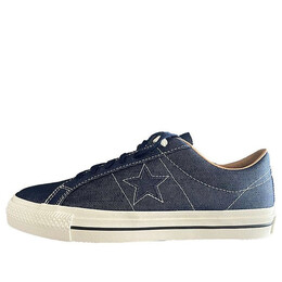 Кроссовки one star pro low 'denim - midnight navy' Converse, синий a04149c | midnight navy/midnight navy