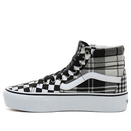 Кроссовки sk8-hi platform 'plaid checkerboard' Vans, белый vn0a3tknvyd | white