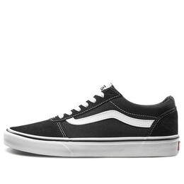 Кроссовки ward suede canvas 'black white' Vans, черный vn0a36emc4r | black