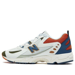 Кроссовки 828 New Balance, белый ml828nb | cream white/dark/dark blue/light green