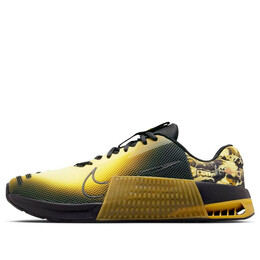 Кроссовки metcon 9 amp Nike, черный dz2616-002 | black/black/bronzine/citron tint