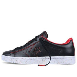 Кроссовки pro leather 76 black/red Converse, черный 156827c | black/red