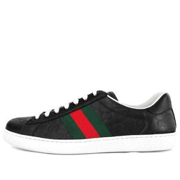 Кроссовки ace 'black logo' Gucci, черный 386750-cwcg0-1070 | black