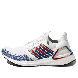 Кроссовки ultraboost_20 красные Adidas, белый fy3446 | white/blue/red