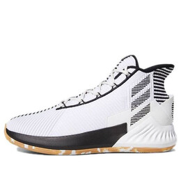 Кроссовки d rose 9 Adidas, белый f99880 | white/black