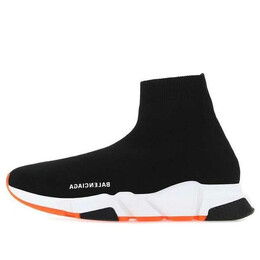 Кроссовки speed 1.0 sneakers 'black orange' Balenciaga, черный 645056w2db91917 | black/white/orange