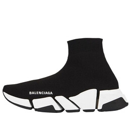 Кроссовки speed 2 trainer knit 'black white' Balenciaga, белый 617239w17021015 | white/black