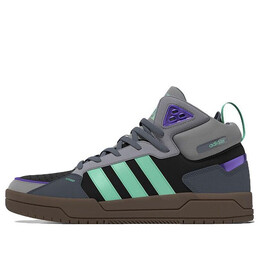 Кроссовки neo 100db mid shoes Adidas, серый gz2584 | grey / black / purple / gum