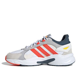 Кроссовки neo crazychaos shadow Adidas, белый fx9106 | creamwhite/gray/red//yellow