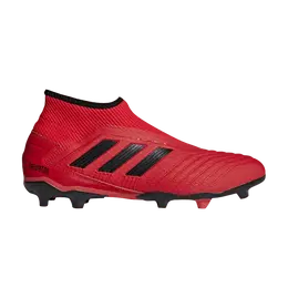 Adidas Кроссовки Predator 19.3 Laceless FG 'Active Red Black', красный f99730 | active red black