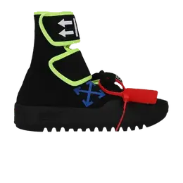 Кроссовки Off-White Moto Wrap 'Black Green', черный owia132s19b83034 1088 | black green
