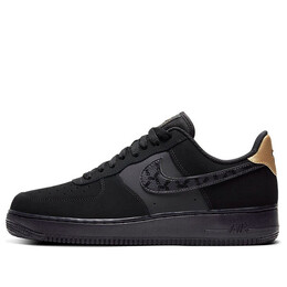 Кроссовки air force 1 золотые Nike, черный dh2473-001 | black/gold