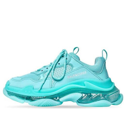 Кроссовки triple s sneakers 'clear sole turquoise' Balenciaga, мультиколор 541624w2ga14590 | teal/white