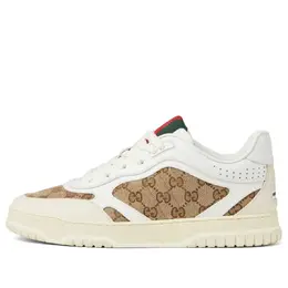 Кроссовки Gucci Re-Web GG Canvas 'White Beige', белый 787476-aadhw-9573 | white