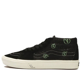 Кроссовки sk8-mid comfycush 'black green' Vans, черный vn0a4uw14cu | black/green