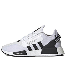 Кроссовки nmd_r1 v2 'cloud white core black' Adidas, белый gx6368 | white/gray/black