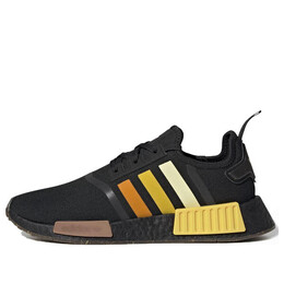 Кроссовки nmd_r1 'black clay strata' Adidas, черный hq4561 | core black/carbon/clay strata