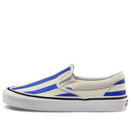 Кроссовки classic slip-on 98 dx 'anaheim factory - blue stripes' Vans, синий vn0a3jexvn0 | blue/white