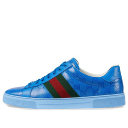 Кроссовки ace gg crystal canvas 'blue' Gucci, синий 760775-facrf-4349 | blue