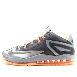 Кроссовки макс леброн 11 низкие Nike, серый 642849-002 | grey/yellow/grey