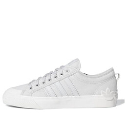 Кроссовки nizza 'oversize heel logo - light solid grey' Adidas, серый ef5714 | grey