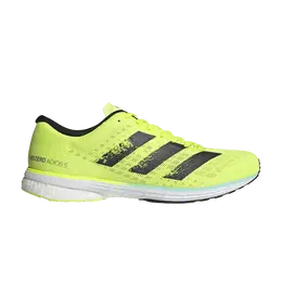 Кроссовки Adidas Adizero Adios 5 'Solar Yellow', желтый fy2019 | solar yellow/core black/clear aqua
