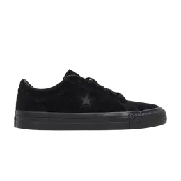 Кроссовки Converse One Star Pro Low 'Triple Black', черный 166839c | black/black/black